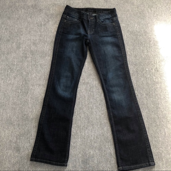 Calvin Klein Jeans Denim - Calvin Klein Dark Wash Lean Bootcut Jeans